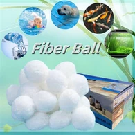3 micron energiebesparende pompen filter polyester vezelbal voor aquariumtank zwembad rioolwaterzuivering