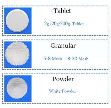 90 procent poeder korrelige tablet TCCA