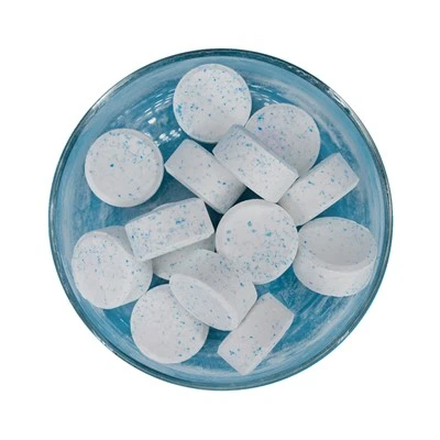 TRICHLOROISOCYAANUURZUUR (TCCA) TABLET IN HET CIRCULERENDE WATERSYSTEEM