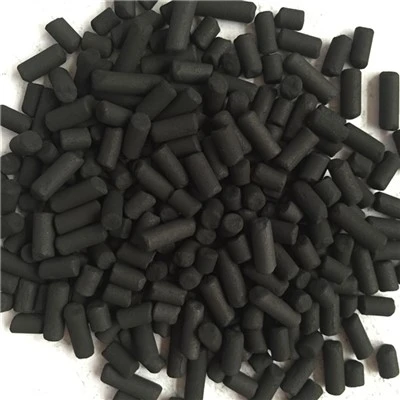 1,5 mm 3 mm 4 mm kolen zuilvormige actieve kool voor waterbehandeling actieve kool
