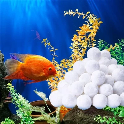 Aquarium Tank Clean 3 micron energiebesparende pompen Filter polyester vezelbal