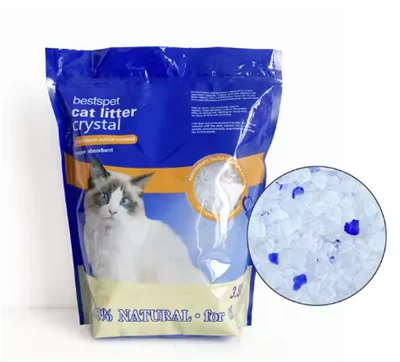 Stofvrije adsorptie Snel 1,8 kg Directe levering door de fabriek Groothandel Hoge kwaliteit Silica Zandreiniging Blue Crystal Silica Kattenbakvulling