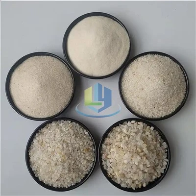 Grind Kwarts Silica Zand Filtermedia Materiaal voor waterbehandeling