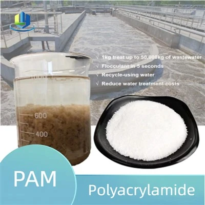 Hoogwaardige anionische polyacrylamide PAM met hoge mol voor gebruik in de industriële afvalwaterzuivering